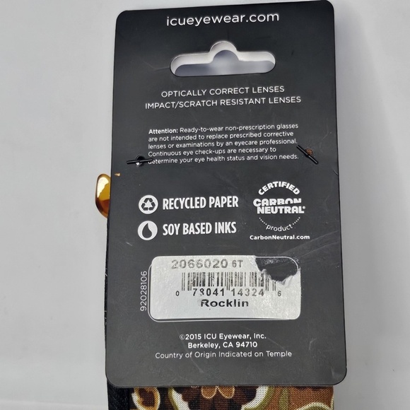 New Womens Wink ICU Eyewear Rocklin Tortoise Reading Glasses With Case +2.50 - Picture 11 of 11